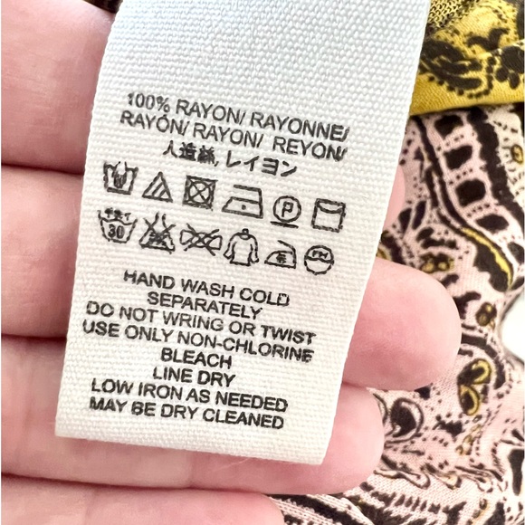 Free People Maribelle Gold Cut-Out Boho Wide Leg Halter Jumpsuit Size Medium - Picture 12 of 13